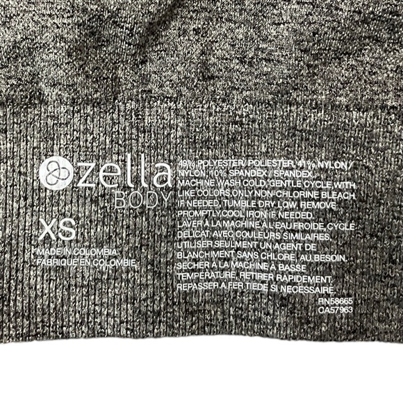 ZELLA Low Impact Sports Bra Gray XS - Picture 3 of 4